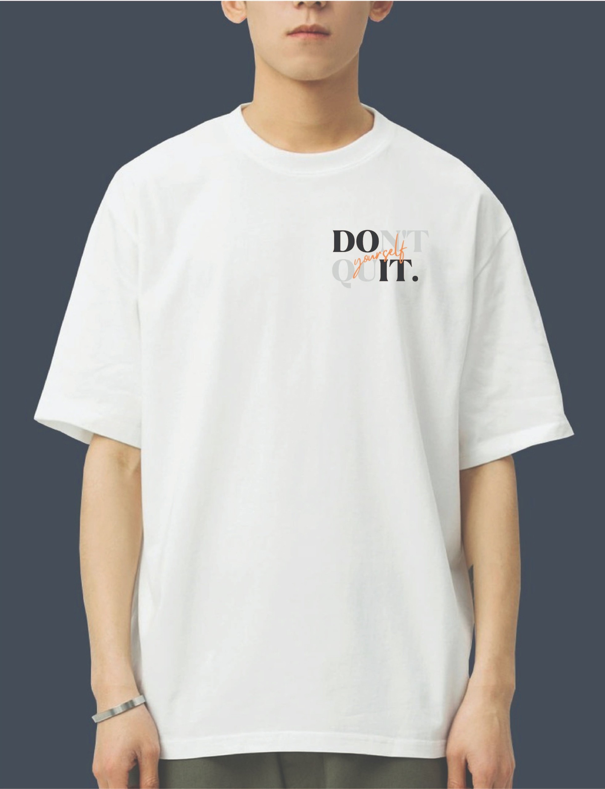 Áo T-Shirt Don't Quit Yourself Giabaco TS015 classic
