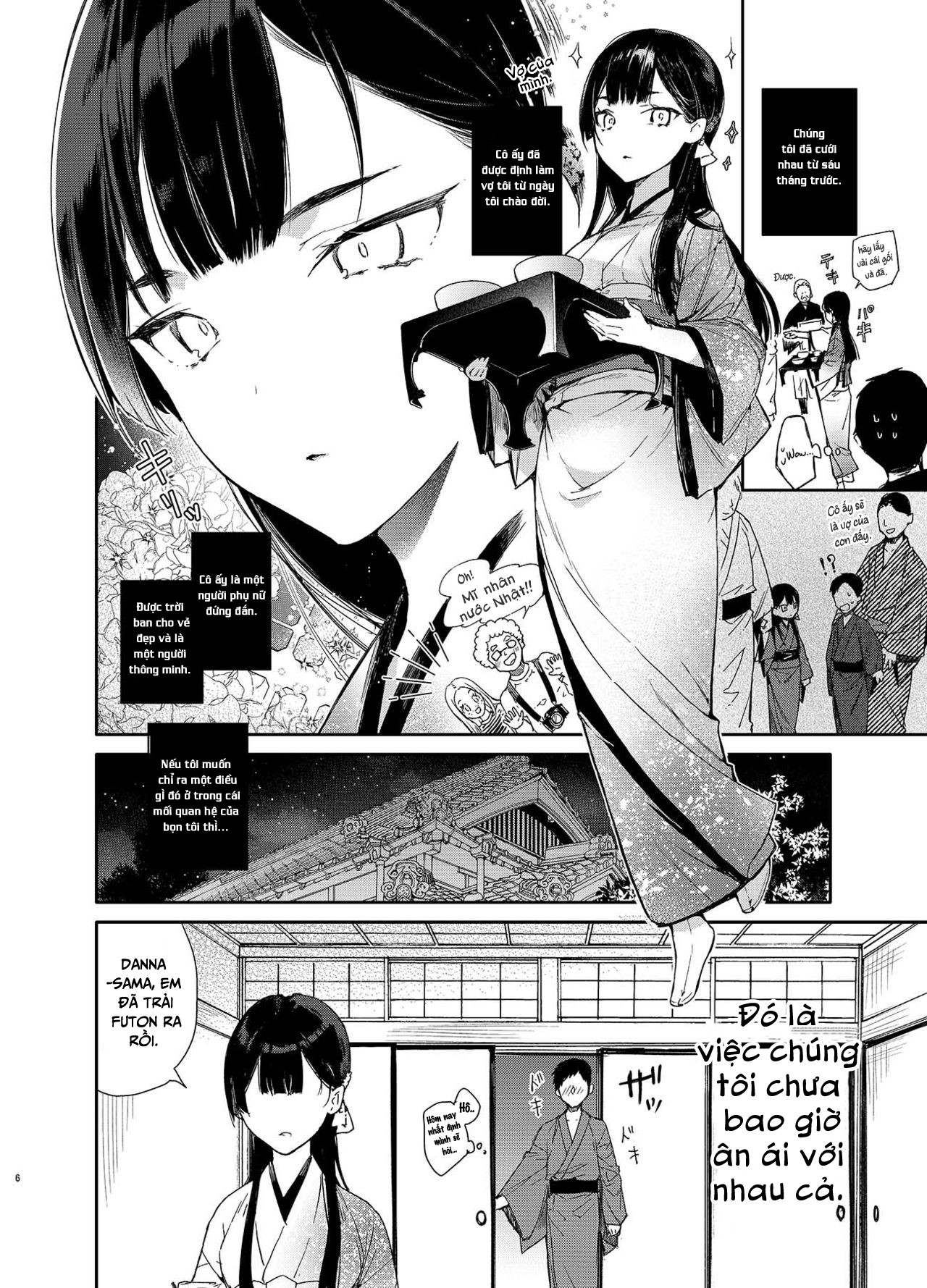 tâm tình cùng cô vợ dâm đãng trong tà áo kimono chapter 1 3