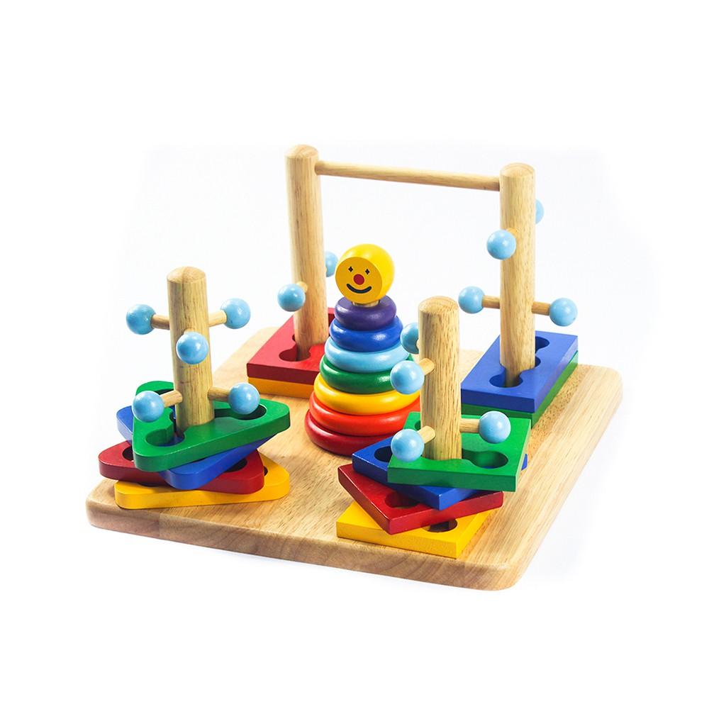 Đồ chơi gỗ Đường luồn lý thú | Winwintoys 65072 | Rèn luyện sự khéo léo và kiên nhẫn | Đạt tiêu chuẩn CE và TCVN