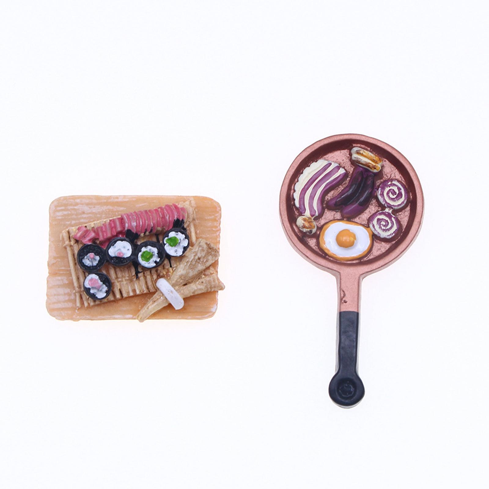 Miniature Food Toy Model Pastry Toy Miniature Doll House Accessories for Furnishings DIY Model