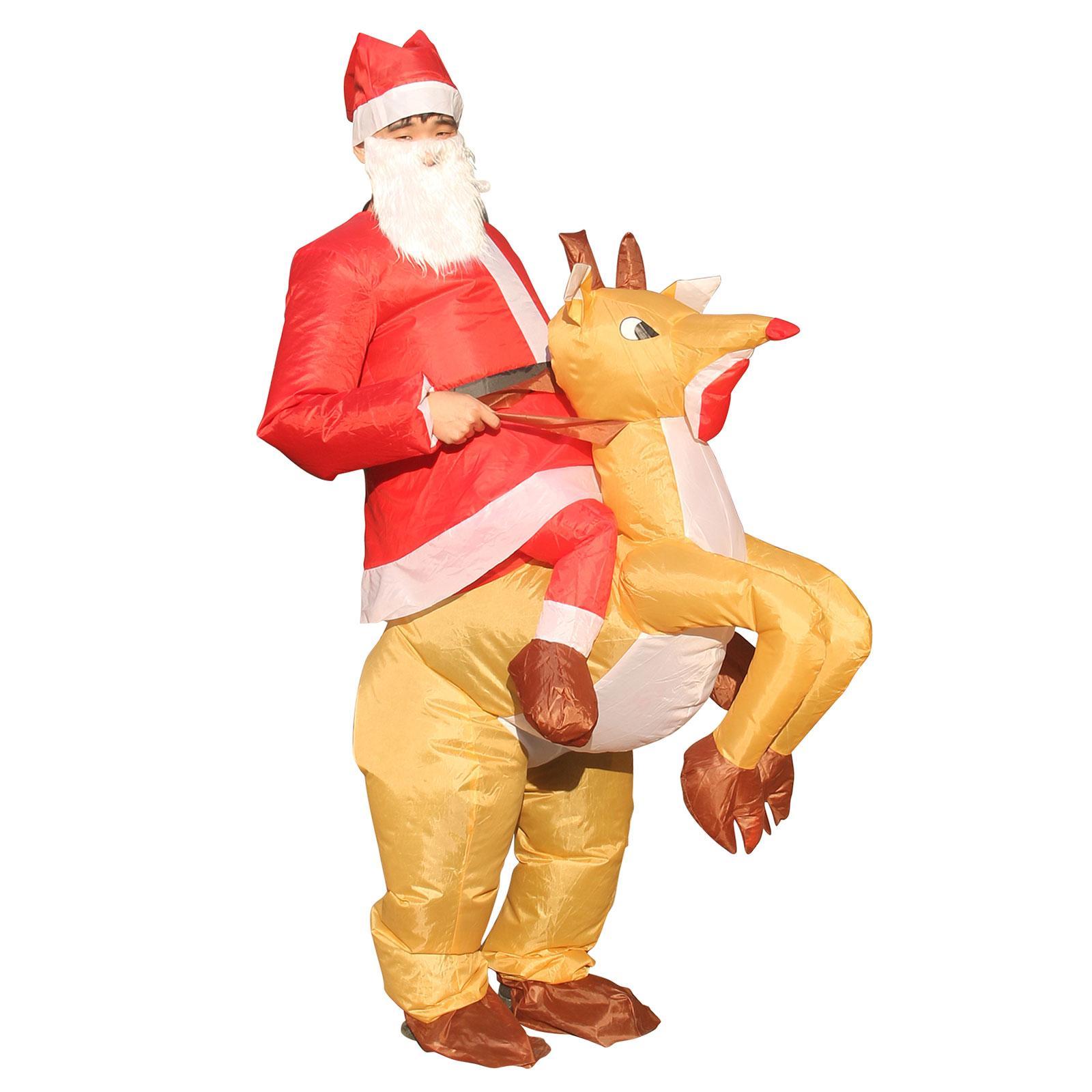 2x Inflatable Costume Fancy Dress Comfortable Cosplay for Holiday Party