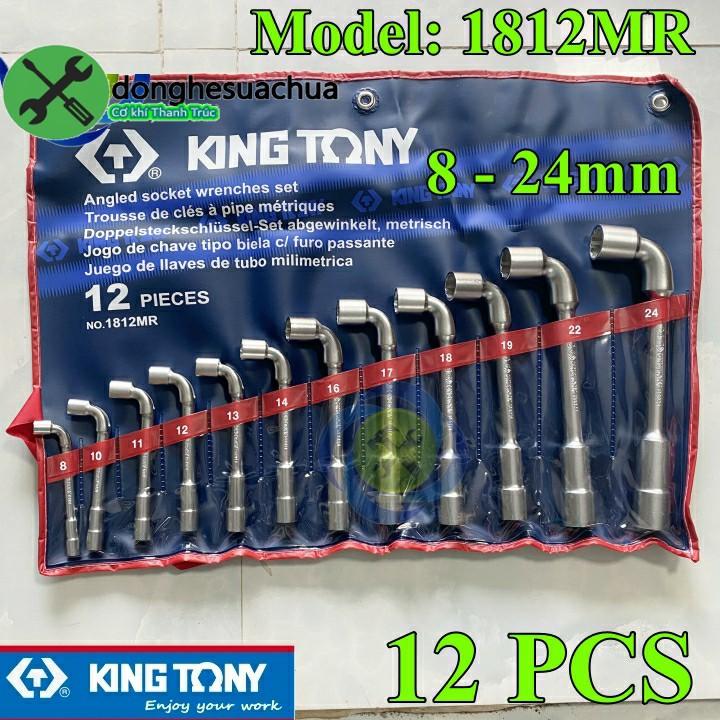 Bộ điếu 12 chi tiết 8-22mm Kingtony 1812MR