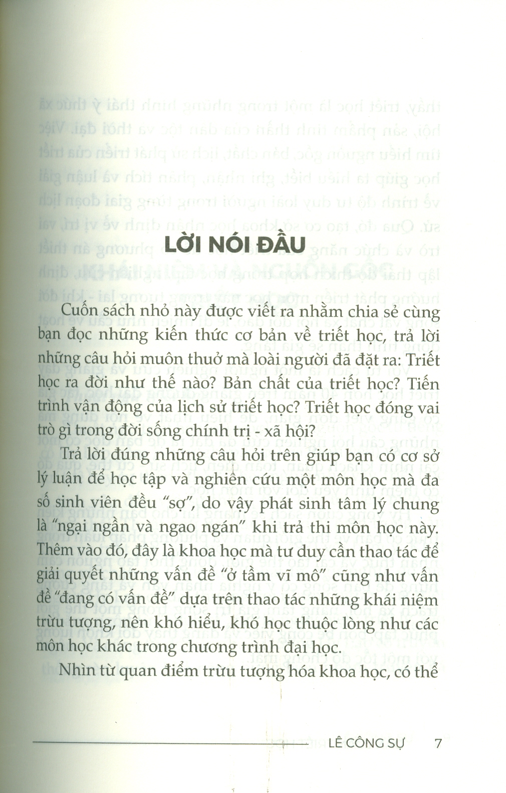 Dẫn Luận Triết Học - Lê Công Sự