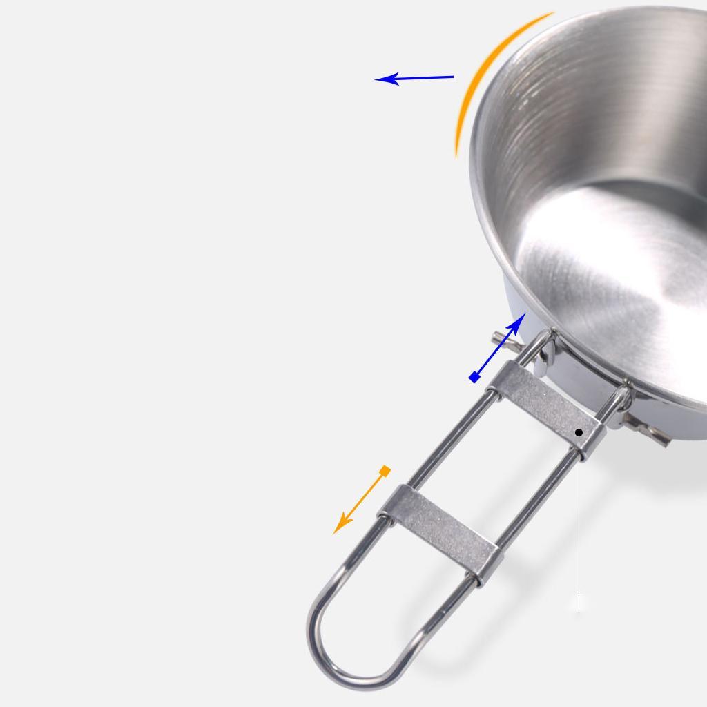 Folding Bowl Tools Camping Gear Picnic Cookware Food Container for Bbq