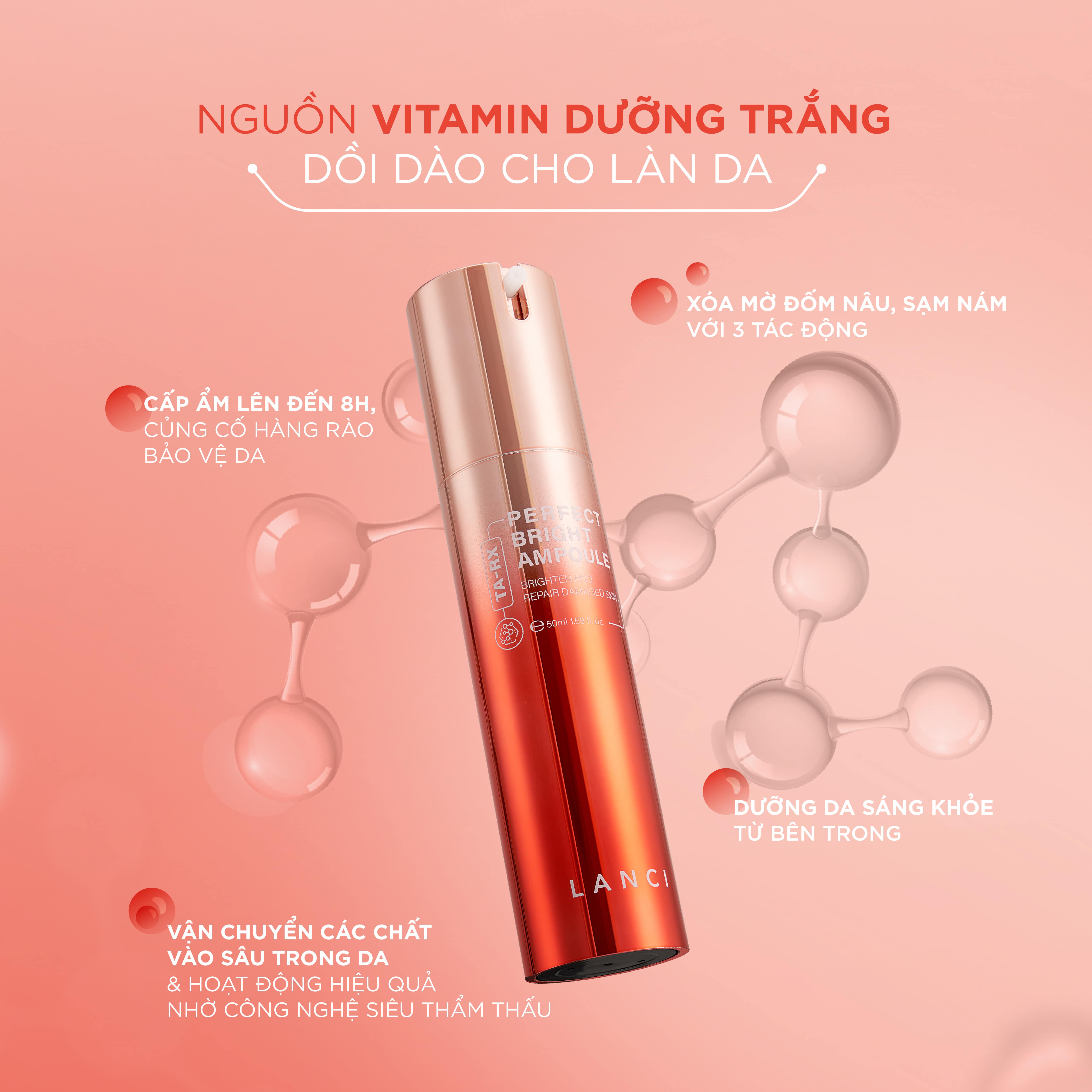 Ampoule Dưỡng Trắng Da LANCI Perfect Bright Ampoule 50ml