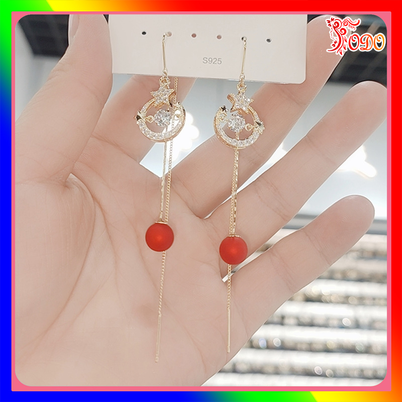 Bông tai đáng yêu kiểu dáng MZ652 S925 phong cách đơn giản thích hợp đi làm - [Thời Trang ToDo]