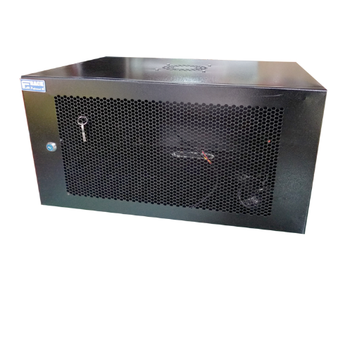 Tủ mạng, Tủ Rack 8U-D400 Hiệu FAM-RACK màu đen-Hàng chính hãng