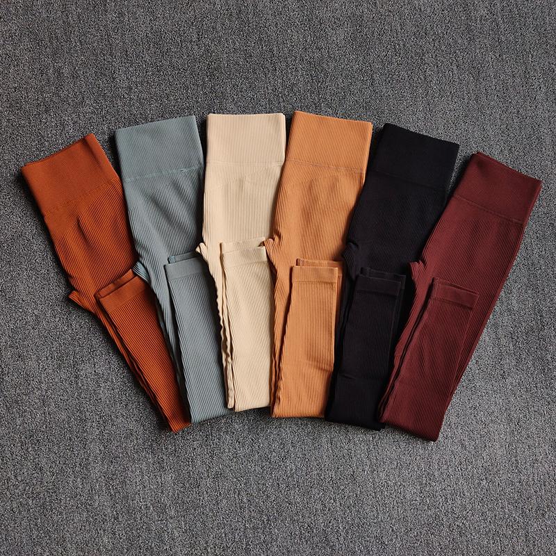 WAREBALL Liền Mạch Tập Thể Dục Tập Yoga Cao Cấp Đẩy Lên Thể Thao Legging Nữ Siêu Co Giãn Tập Gym Tập Thể Quần Chạy Bộ Quần
