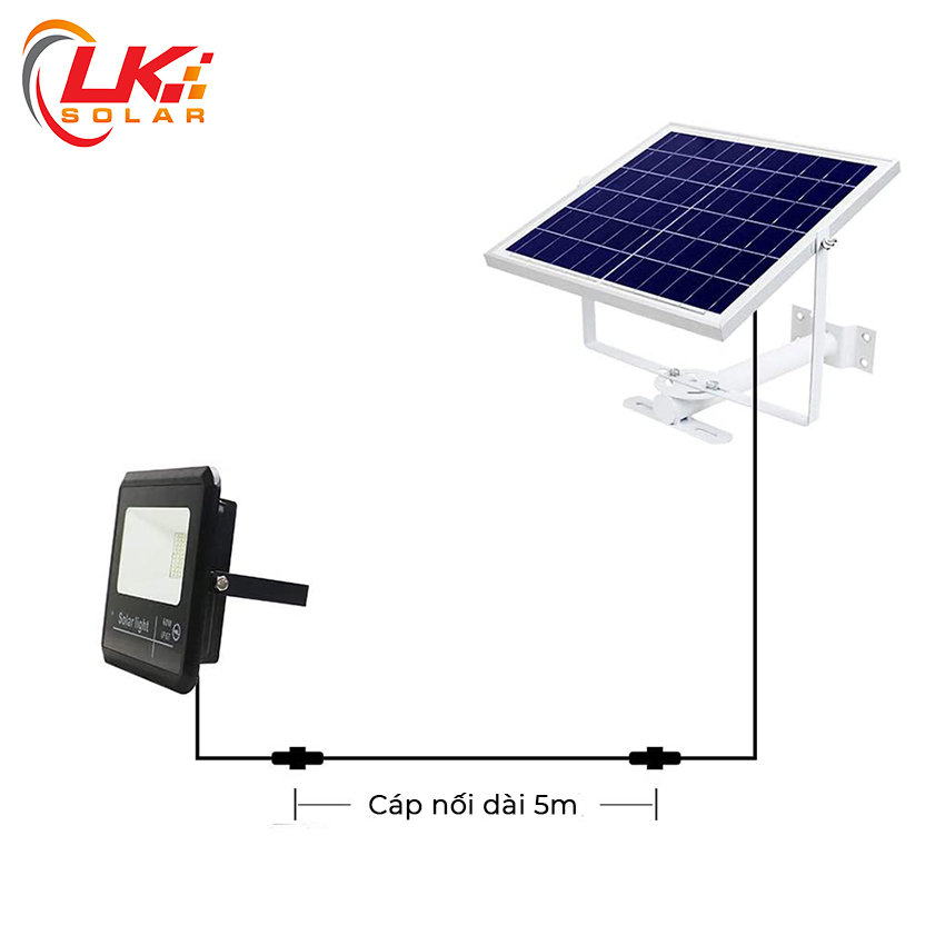 Dây Cáp Nối Dài 5M Đèn Năng Lượng Mặt Trời CHÍNH HÃNG - LK SOLAR – Dây nối loại 2 chấu, phù hợp đa số đèn năng lượng mặt trời, có khóa ren chắc chắn, tiện lợi, siêu bền