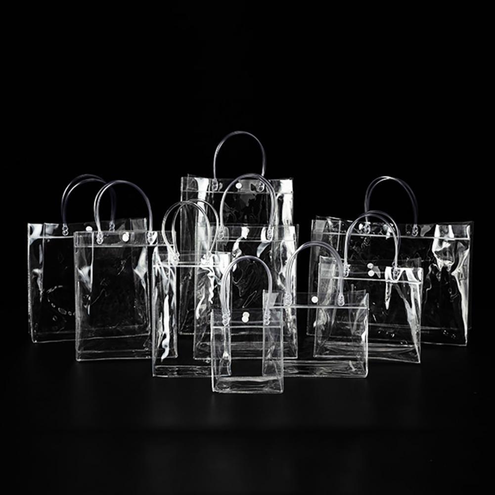 Clear Makeup Bag Handle Makeup Organizer for Women Travel Toiletry Bag Transparent Cosmetic Bag For Traveling Business Trip