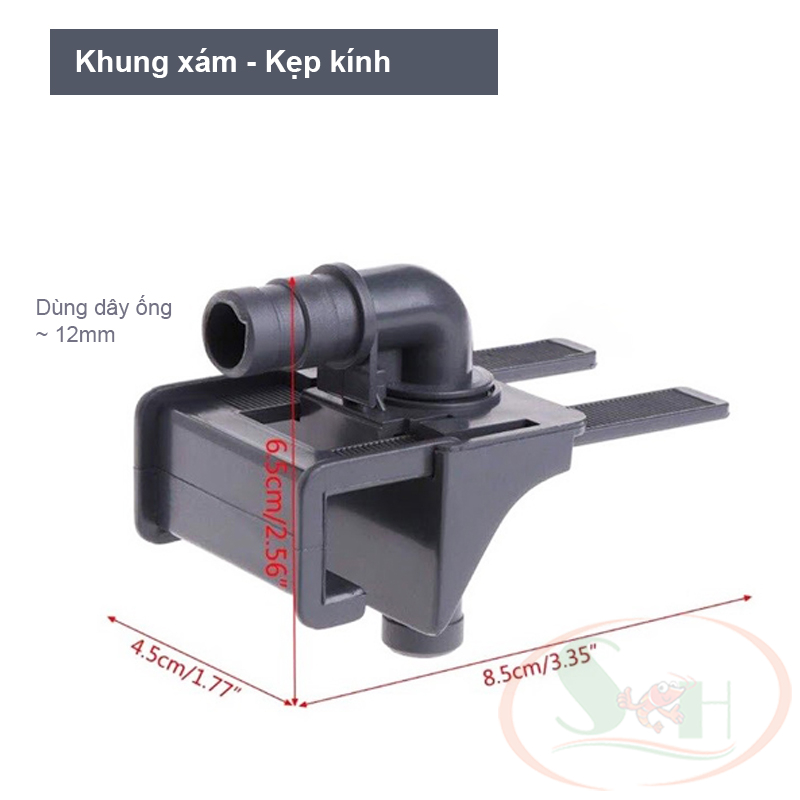 Kẹp giữ ống thay nước DIY giữ cố định ống dây thay nước bể cá tép thủy sinh