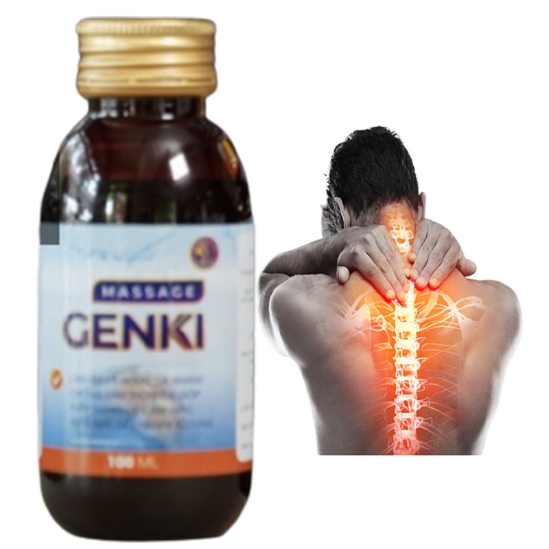 Dầu Xoa Bóp Massage Genki - Hỗ Trợ Bổ Sung Dưỡng Chất Cho Khớp