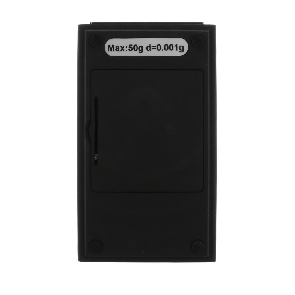 50g/0.001g Pocket Jewelry Scale Electronic Scale 6 Units LCD Backlit Display