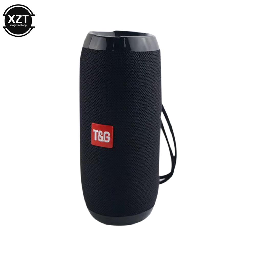 Mới TG117 Loa Bluetooth không dây chống nước TWS Máy nghe nhạc di động ngoài trời Máy nghe nhạc MP3 Loa siêu trầm Thẻ TF Loa có thể gọi được Màu sắc: Đen