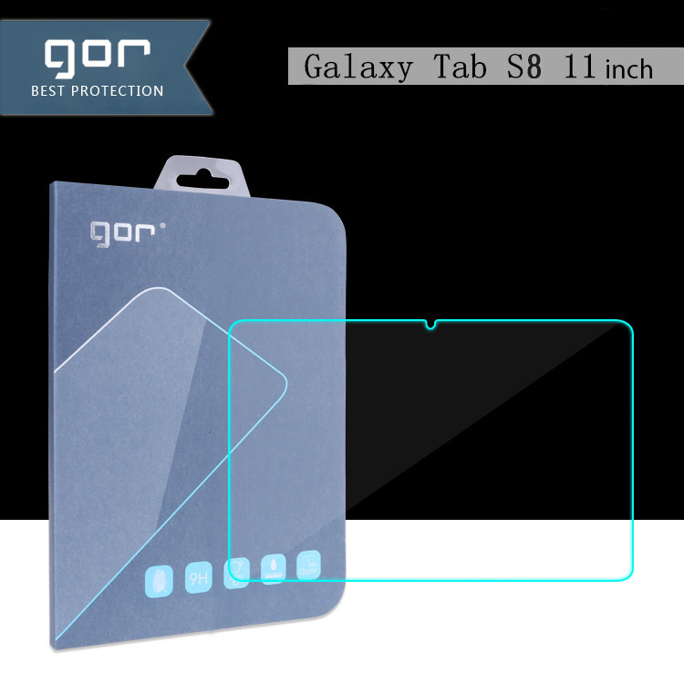 Miếng dán màn hình kính cường lực GOR cho Samsung Galaxy Tab S8 / Galaxy Tab S8+ Plus / Galaxy Tab S8 Ultra - Hàng Chính Hãng