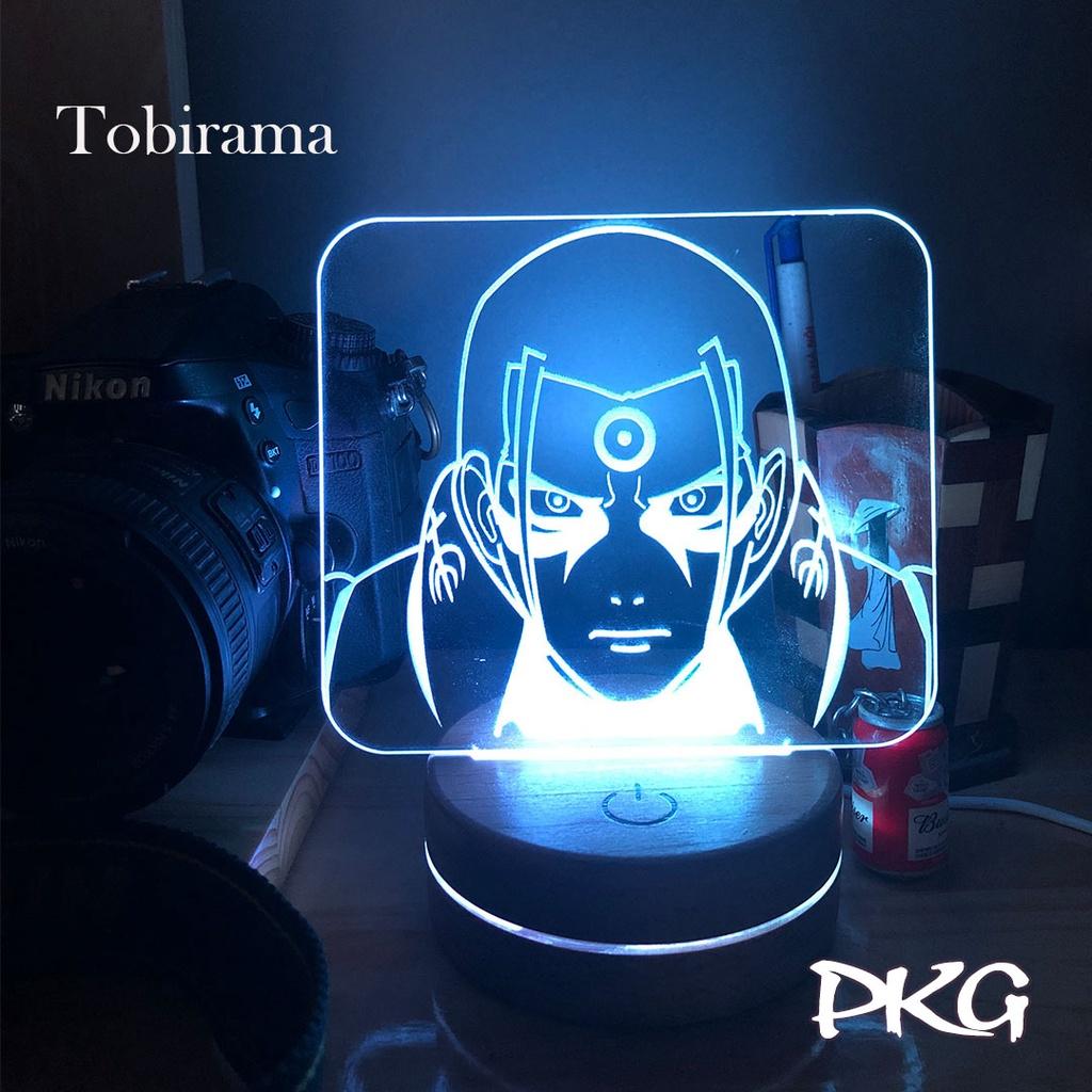 Đèn Ngủ Led 3D HASHIRAMA nhân vật Anime phát sáng 16 màu cảm ứng có điều khiển từ xa