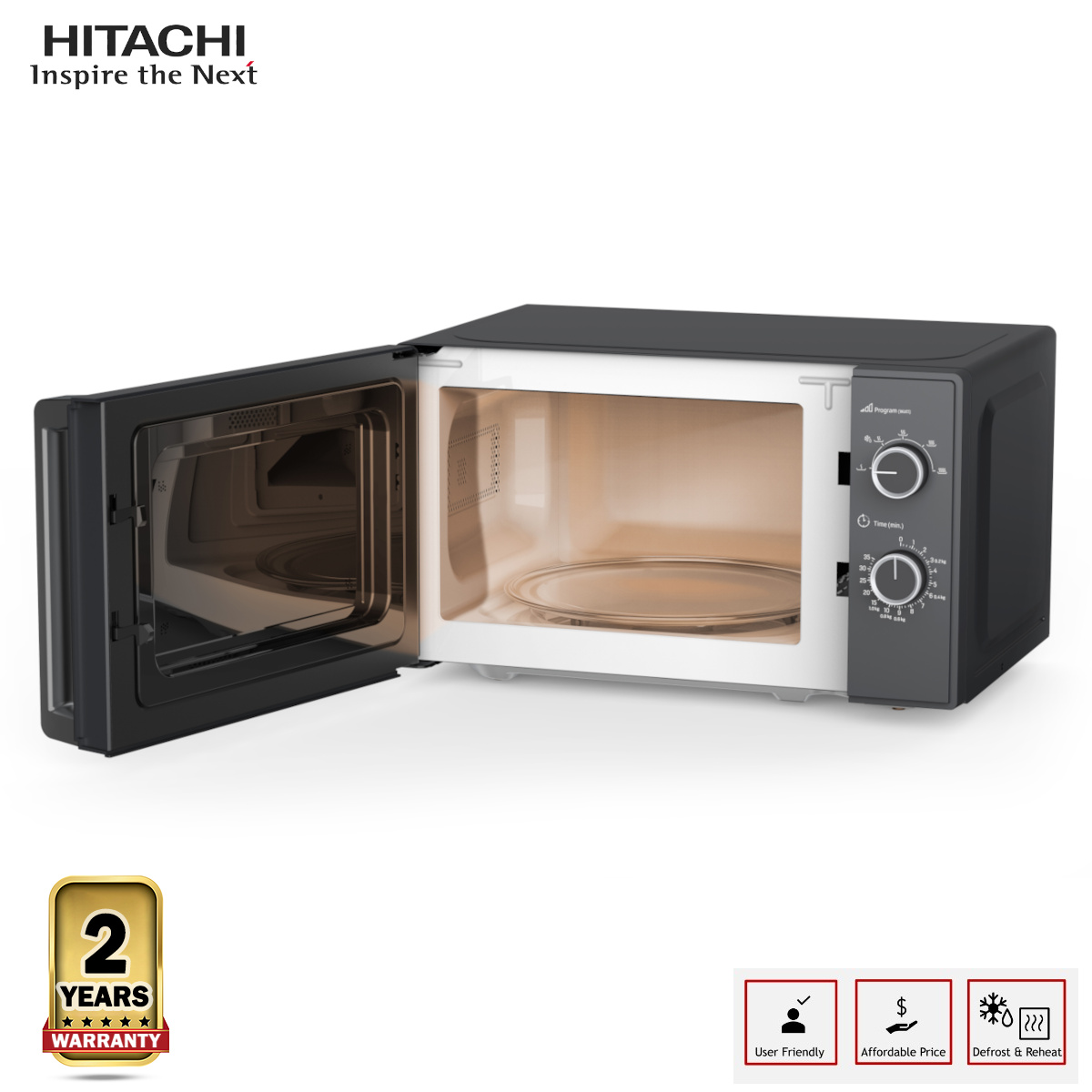 Lò Vi Sóng Cơ 20L Hitachi HMR-M2002 - Hàng chính hãng