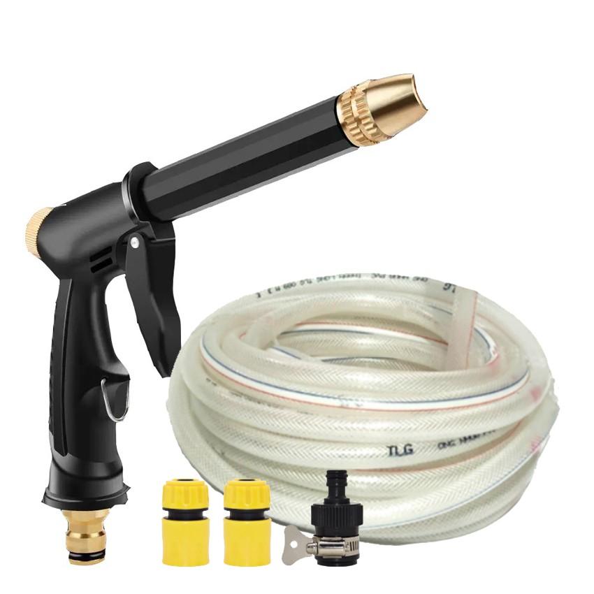 Bộ dây và vòi xịt rửa xe tưới cây tăng áp,vòi xịt rửa,vòi tưới cây 810-2498-1