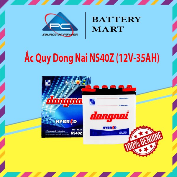 Ắc Quy DongNai NS40Z/L(S) 12V-35AH