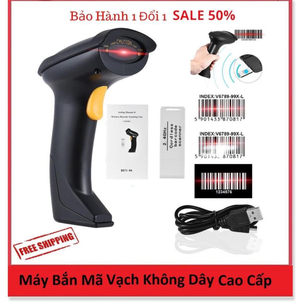 Máy Quét Mã Vạch 1D . Wireless 2.4G Chất Lượng Cao  -quét nhanh, chính xác