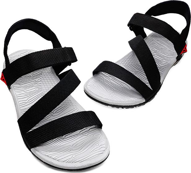 Sandal quai hậu nam Việt Thủy kiểu dáng thời trang (đen) - VT802