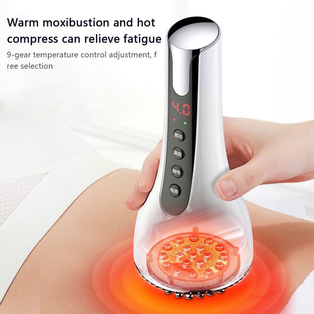 Máy massage xung điện 9 cấp độ cơ thể không dây pin sạc Spa Body cao cấp - tặng kèm 5 chai tinh dầu WormWood ️️