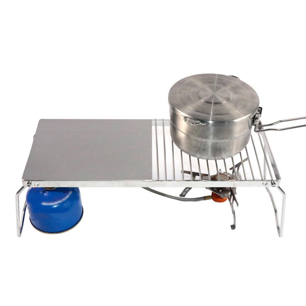 Kệ vỉ nướng ngoài trời bằng thép không gỉ dùng để nướng BBQ, đi cắm trại