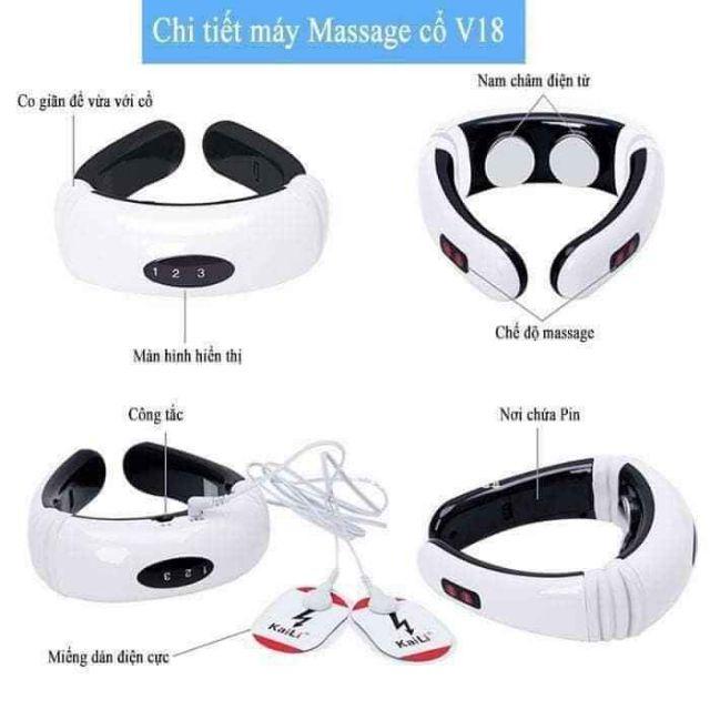 Máy Mát-xa Cổ Vai Gáy Giúp Thư Giãn Cơ Thể, Hỗ Trợ Điều Trị Vật Lý Trị Liệu, Giảm Đau Cổ & Đau Vai Gáy