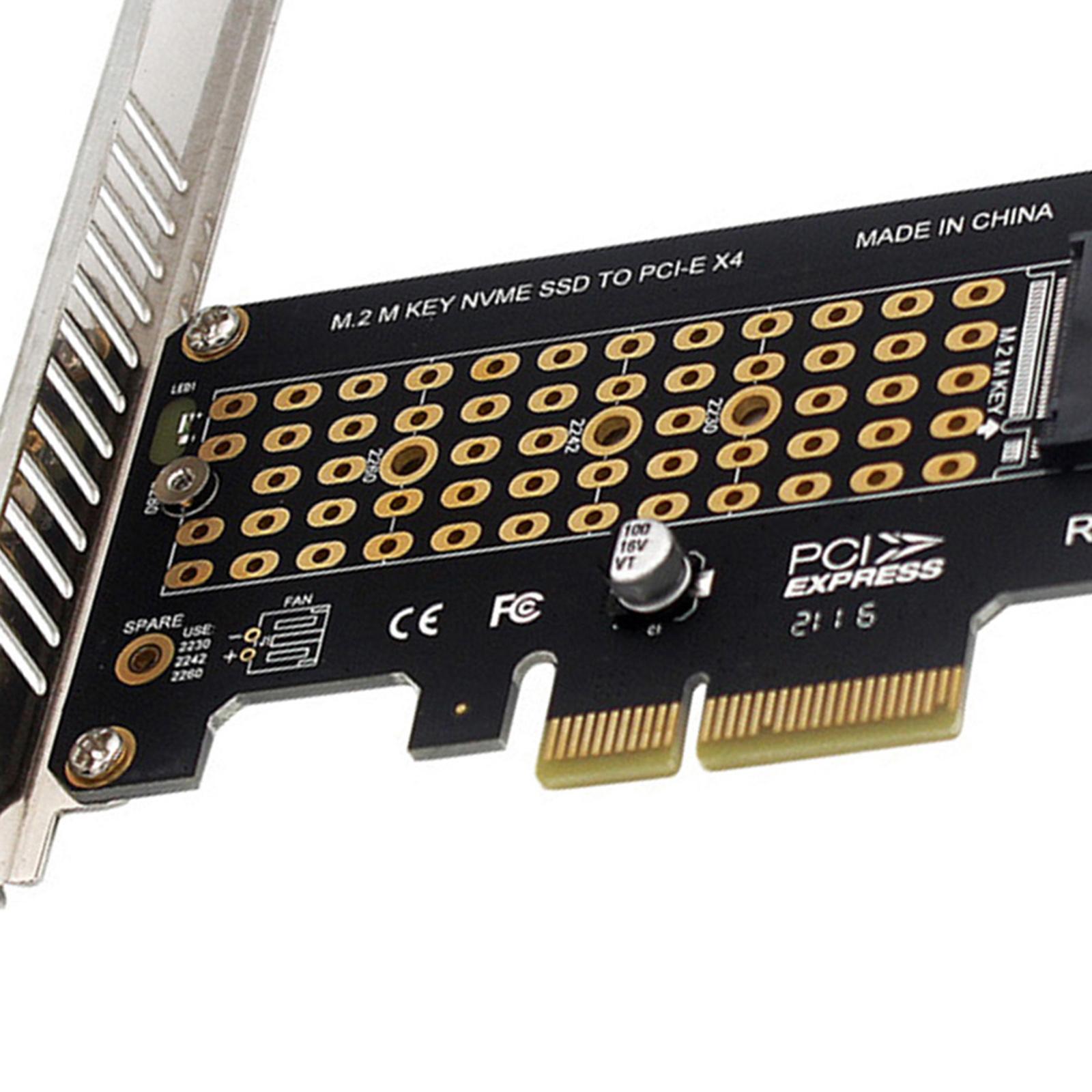 PCI-E  Adapter M2  PCI-E Card Support   SSD full height