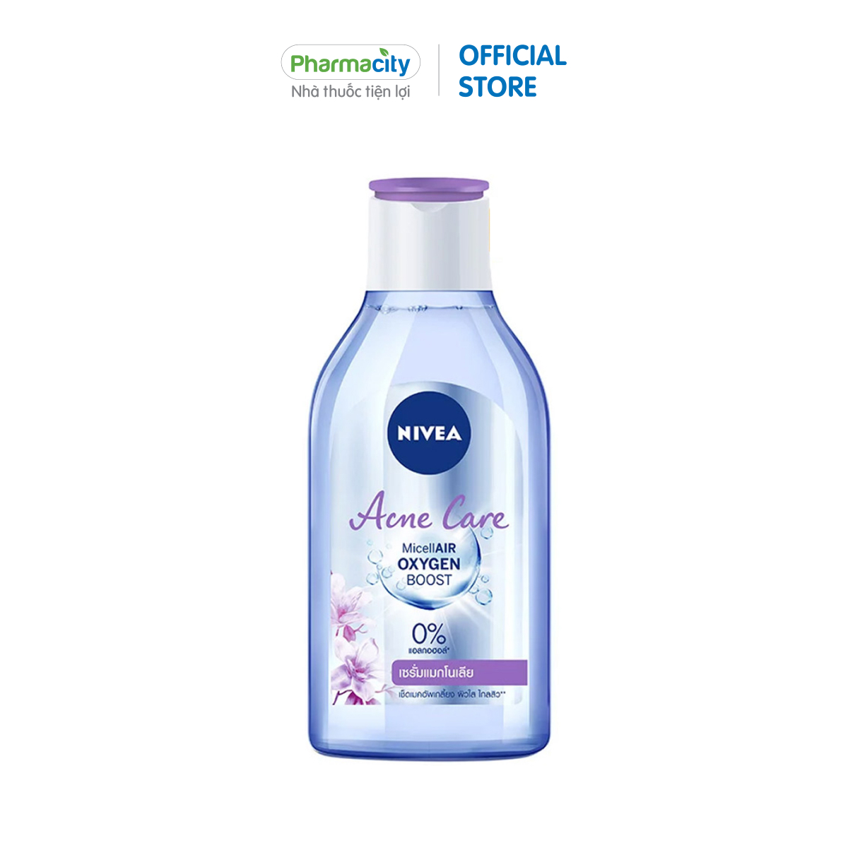 Nước tẩy trang sạch sâu ngăn ngừa mụn Nivea Acne Clear Micellair (400ml)