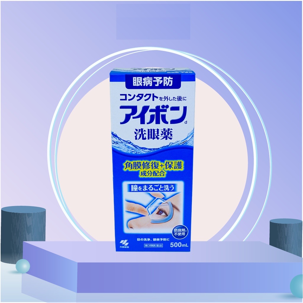 Nước rửa mắt Eyebon W Vitamin Kobayashi Nhật Bản 500ml