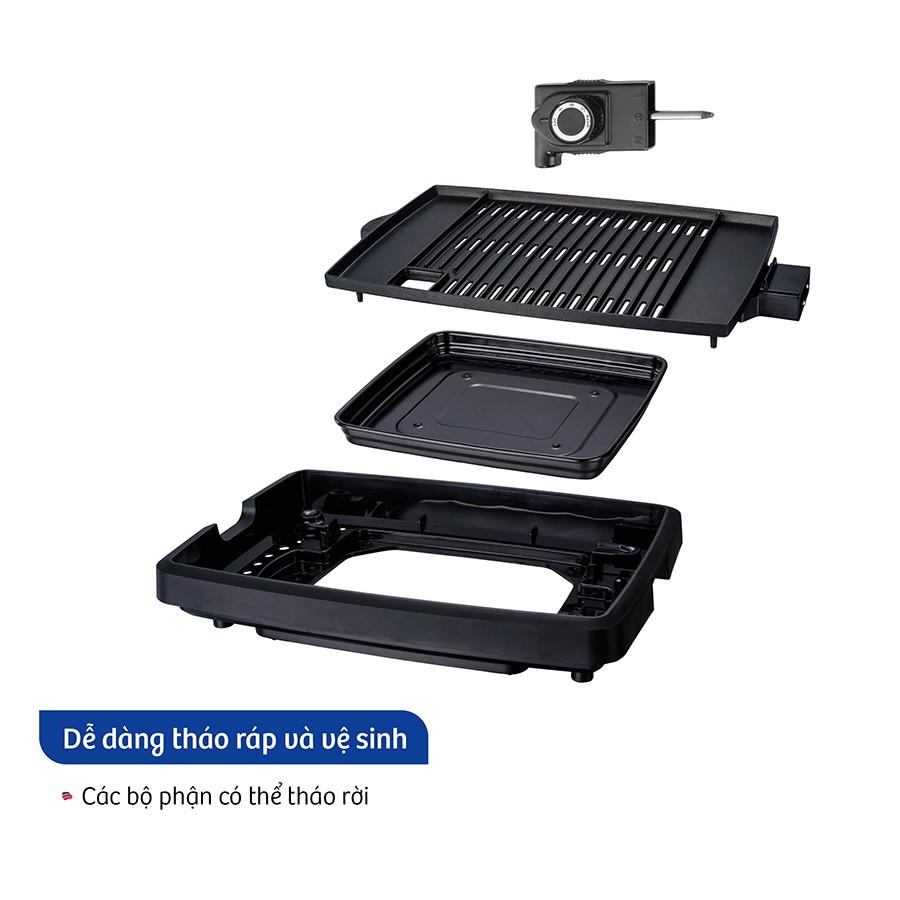 Bếp Nướng Điện Bluestone EGB-7408 - Phủ Men Ceramic Chống Dính Siêu Bền - Hàng Chính Hãng