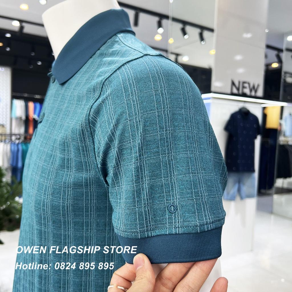 Áo Polo nam Owen chất Cotton thấm hút mồ hôi thoáng mát Mã APT231217