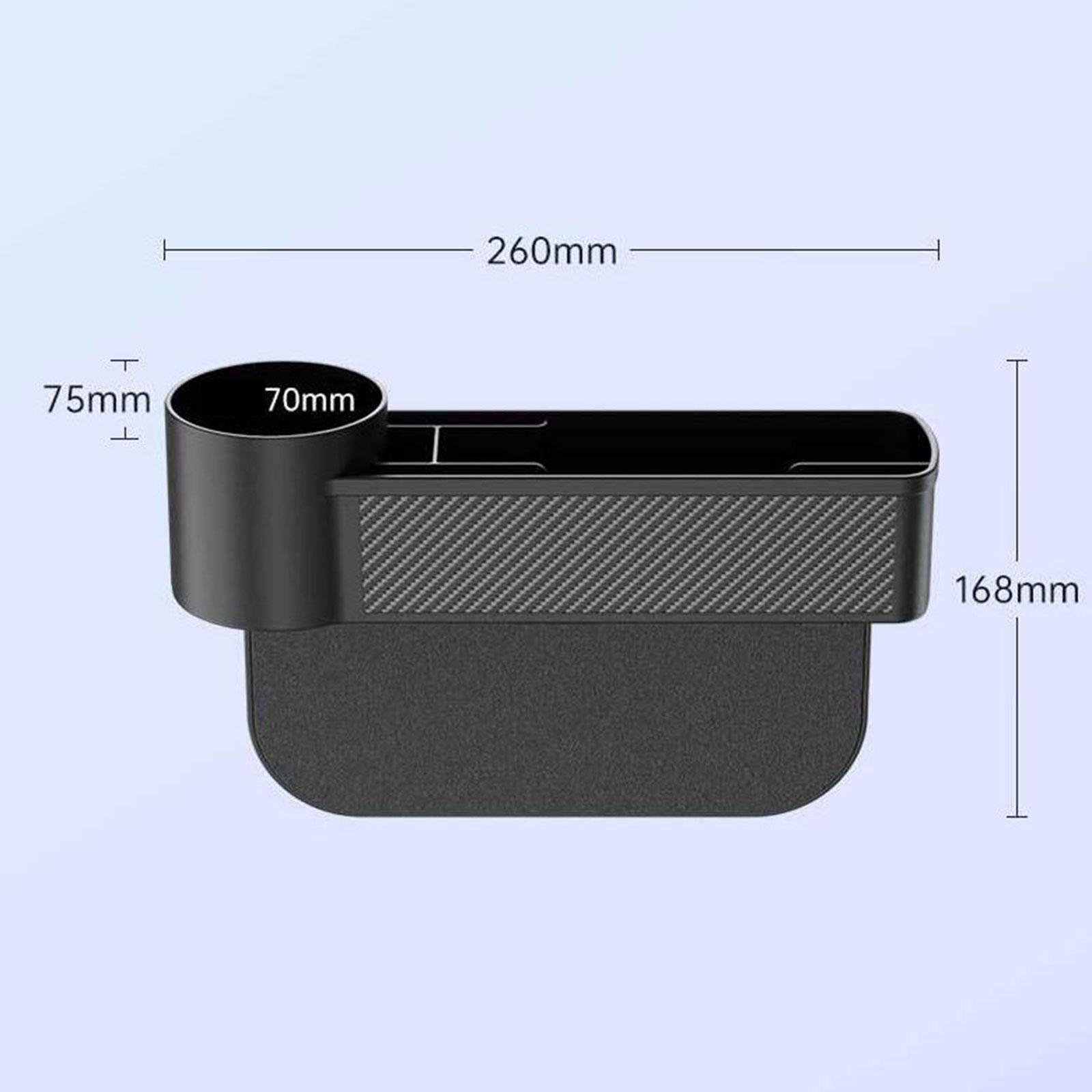 Seat  Filler Organizer, Interior Accessories  Holder Seat Crevice Storage Box, for Cellphone Keys Drinks Wallet Cards