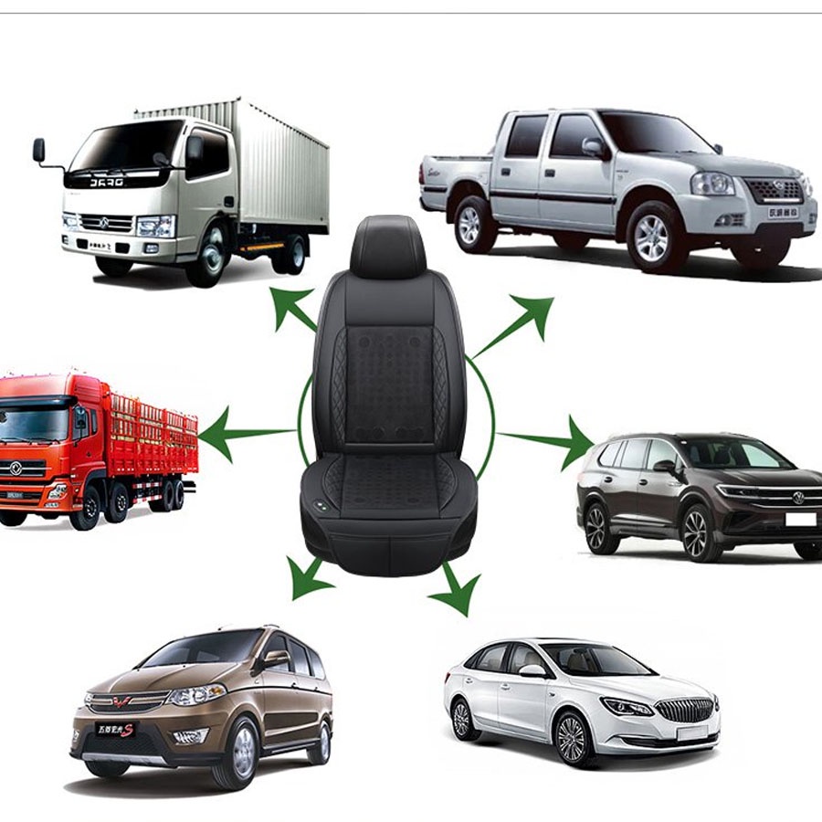 Quạt lót ghế tài xế ô tô giải nhiệt với 16 quạt