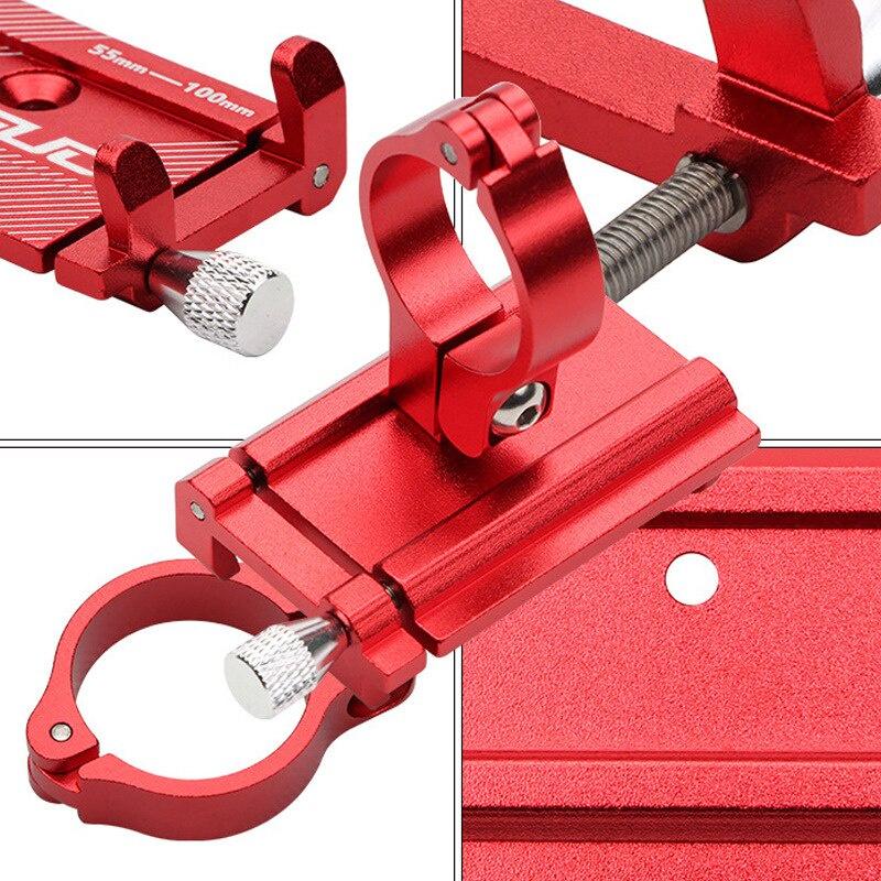 Aluminum Alloy Bicycle Mobile Phone Holder For iPhone Xiaomi Bike Handlebar GPS Mount Bracket Racks For Motorcycle Bike Bicycle