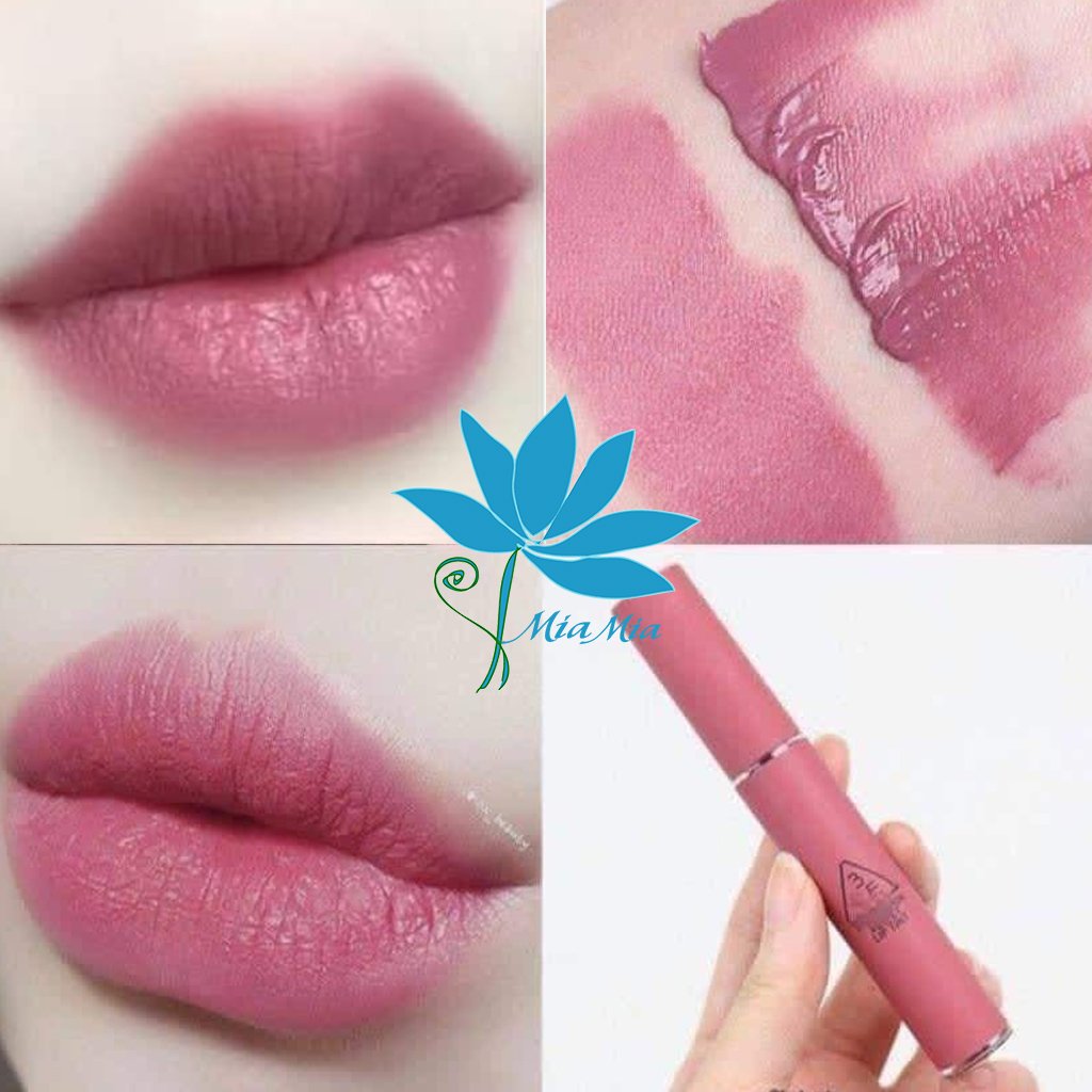 Son 3CE Velvet Lip Tint Go Now – Màu Hồng Nue Ngả Tím [CAM KẾT NHẬP KHẨU CHÍNH HÃNG 100%]