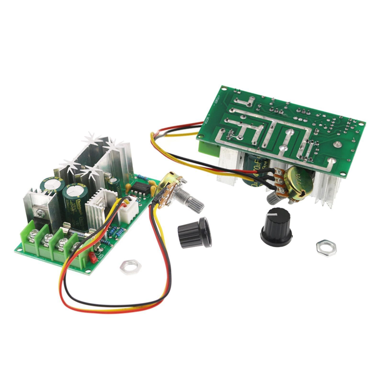 Electronic 10-60V 20A PWM DC Motor Speed Controller Drive Module Easy To Use