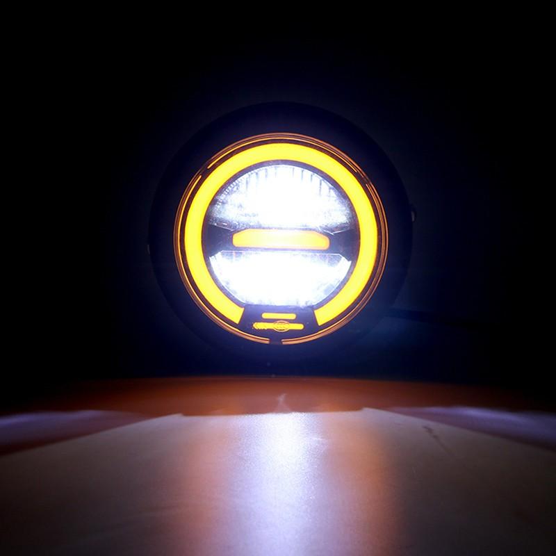 Đèn Pha LED Phong Cách Retro Cho Xe Mô Tô