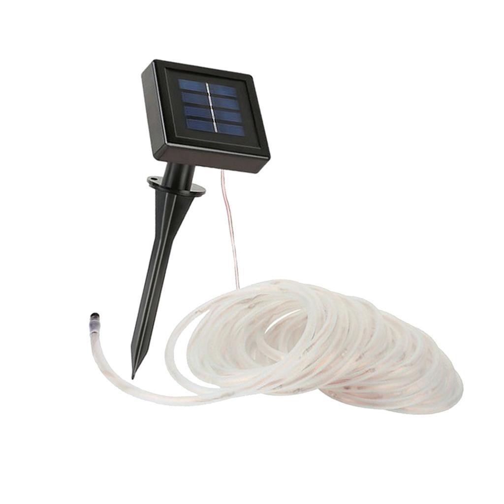 Outdoor Solar Powered 12m 100 LED String Lights Waterproof Lamp Colorful