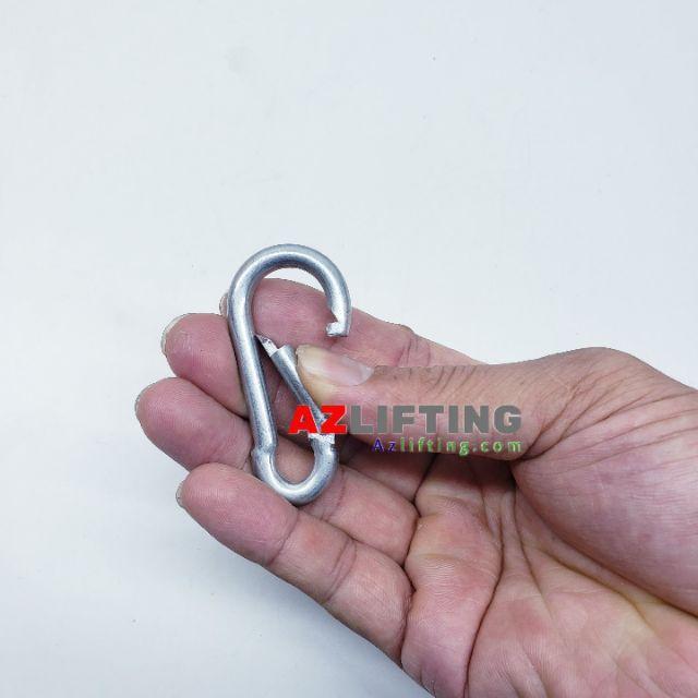 Móc khóa an toàn - móc khóa gài, móc carabiner size 6-12mm