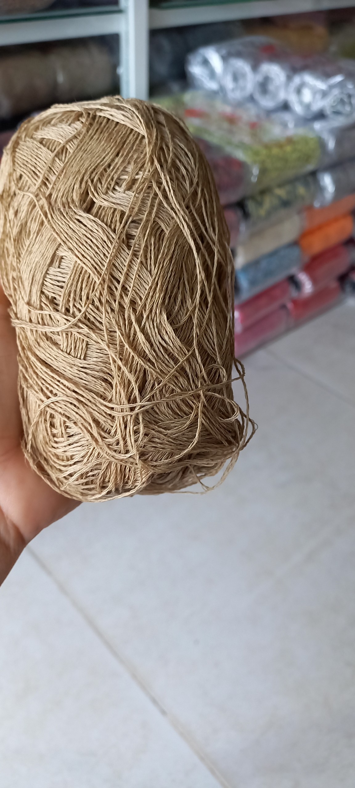 Sợi len xà cừ dùng trong đan móc màu số 17