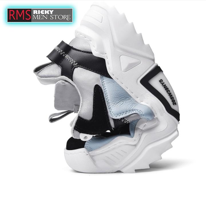 Giày sneaker nam phản quang cá tính - giày nam đế cao , năng động