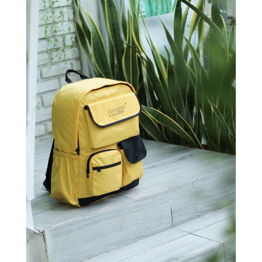 Balo học sinh Unisex, chất dù cao cấp, thiết kế thời trang - BOM