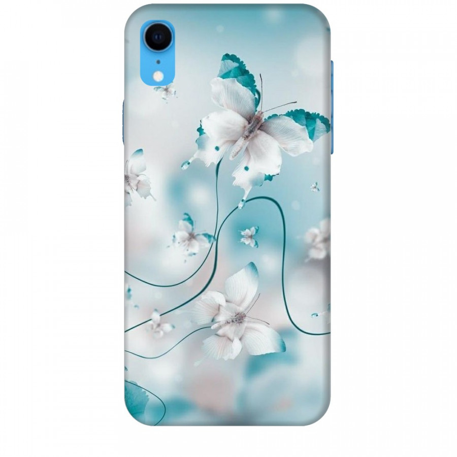 Ốp lưng dành cho điện thoại IPHONE XR Cánh Bướm Xanh Mẫu 1