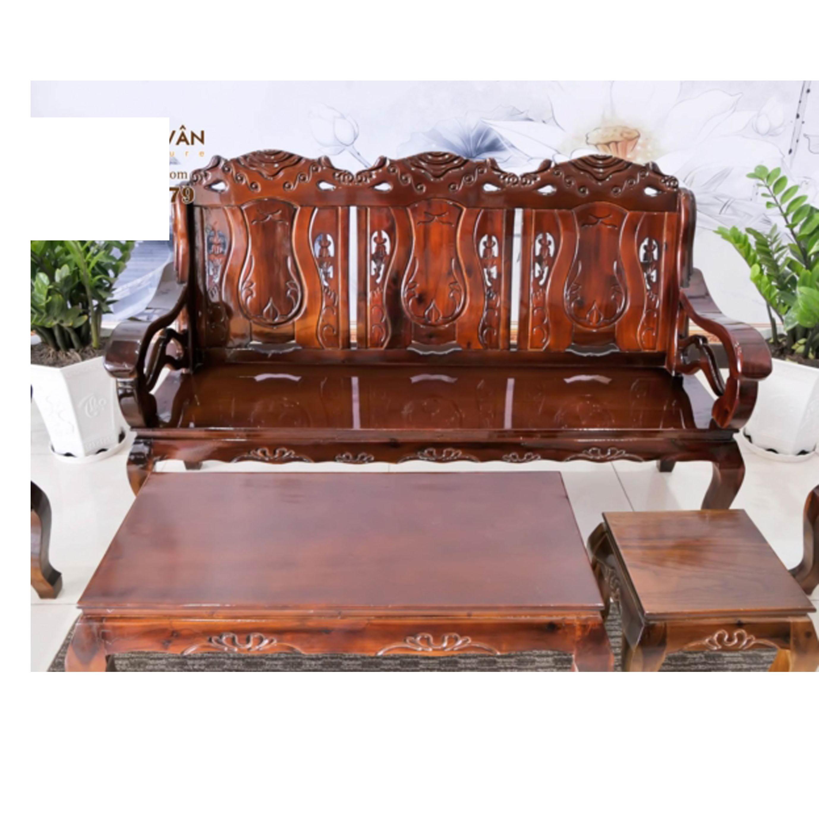 Bộ bàn ghế phòng khách tràm , Salon Tràm Hồng Kiếm