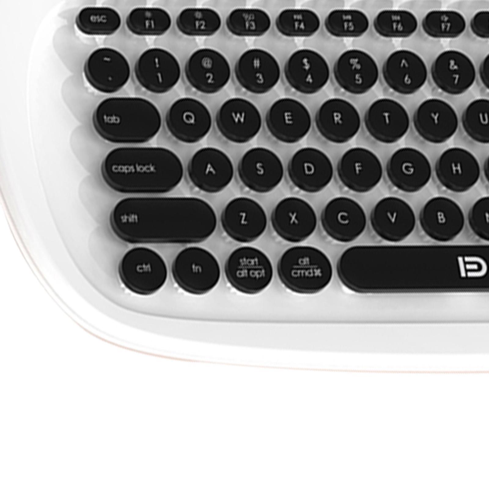 79 Keys Wireless Bluetooth Keyboard Compact for Gaming Office