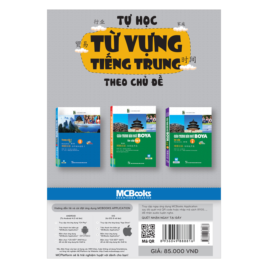 Tự Học Từ Vựng Tiếng Trung Theo Chủ Đề