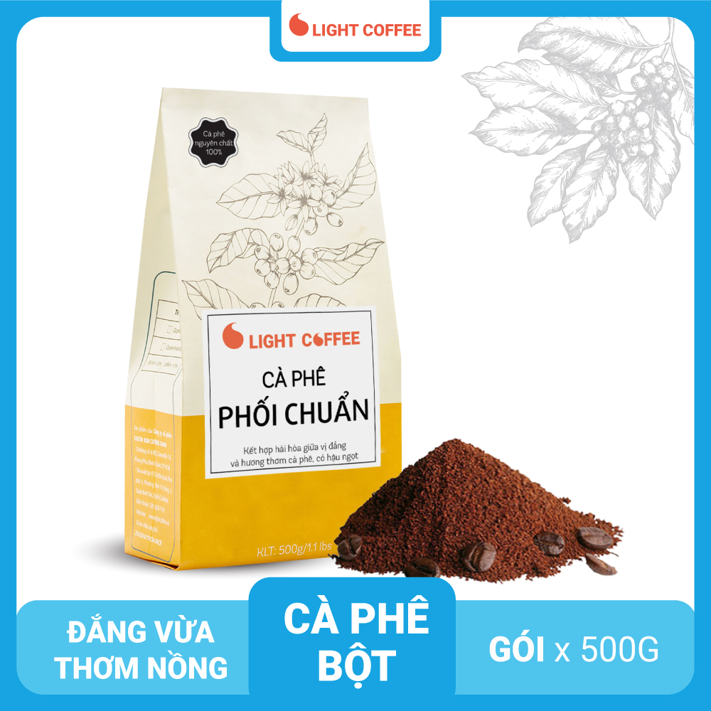 Cà Phê Nguyên Chất 100% Light Coffee Phối Chuẩn (500g)