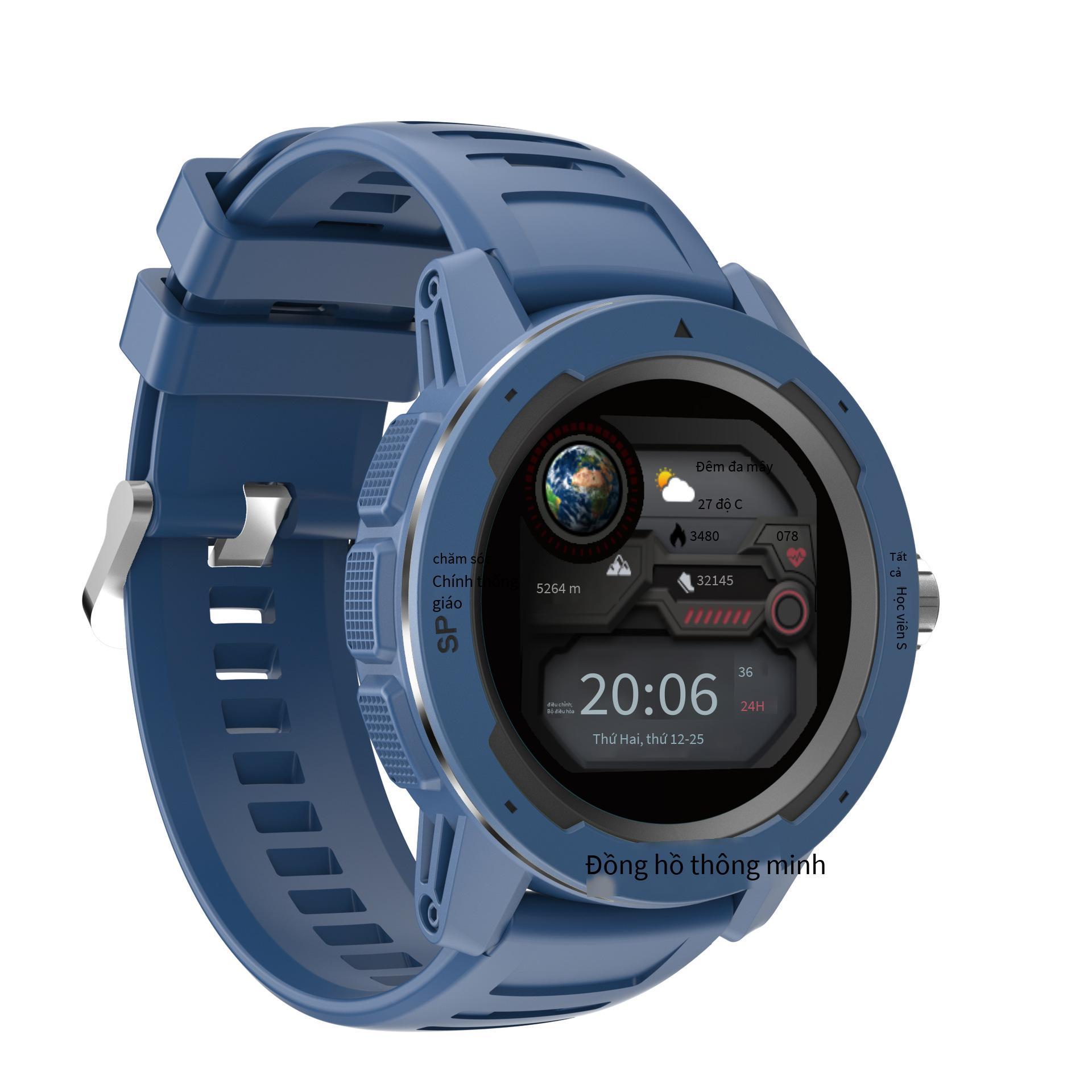 Ưu đãi sản phẩm mới Đồng hồ thông minh thể thao HT6Sport1 đo nhịp tim huyết áp nghe nhạc bluetooth vòng đeo tay đa chế độ thể thao